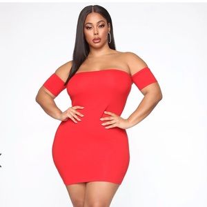 (Never Worn) Fashion Nova Red Mini Dress
